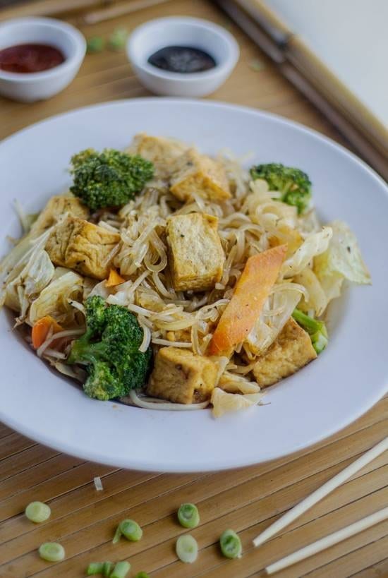 374 Clear Noodle Beansprout Stir Fry.